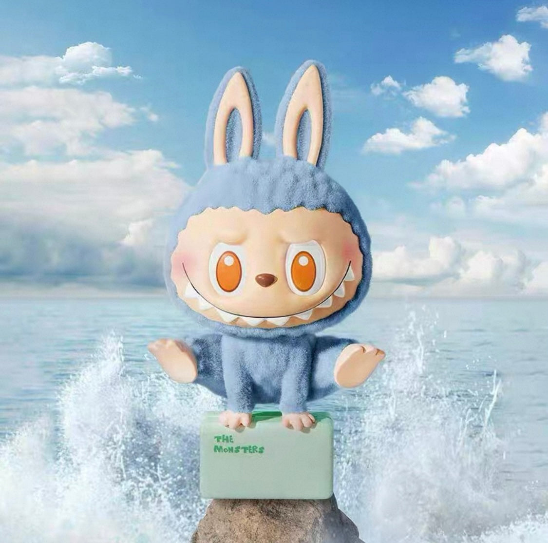 Labubu Lazy Yoga Plush Doll | Kawaii Macaron Blind Box Toy | The Monsters Series Collectible Figure | Unique Relaxation Gift for Anime Fans