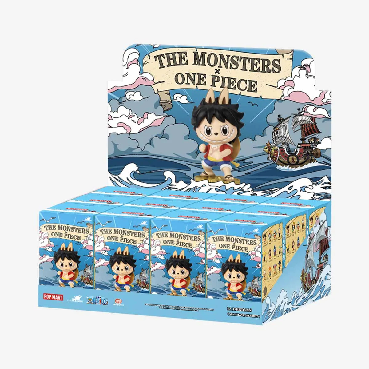 POP MART THE MONSTERS x One Piece Blind Box Figures - Labubu Collectible Series (Single & 6-Pack Options)