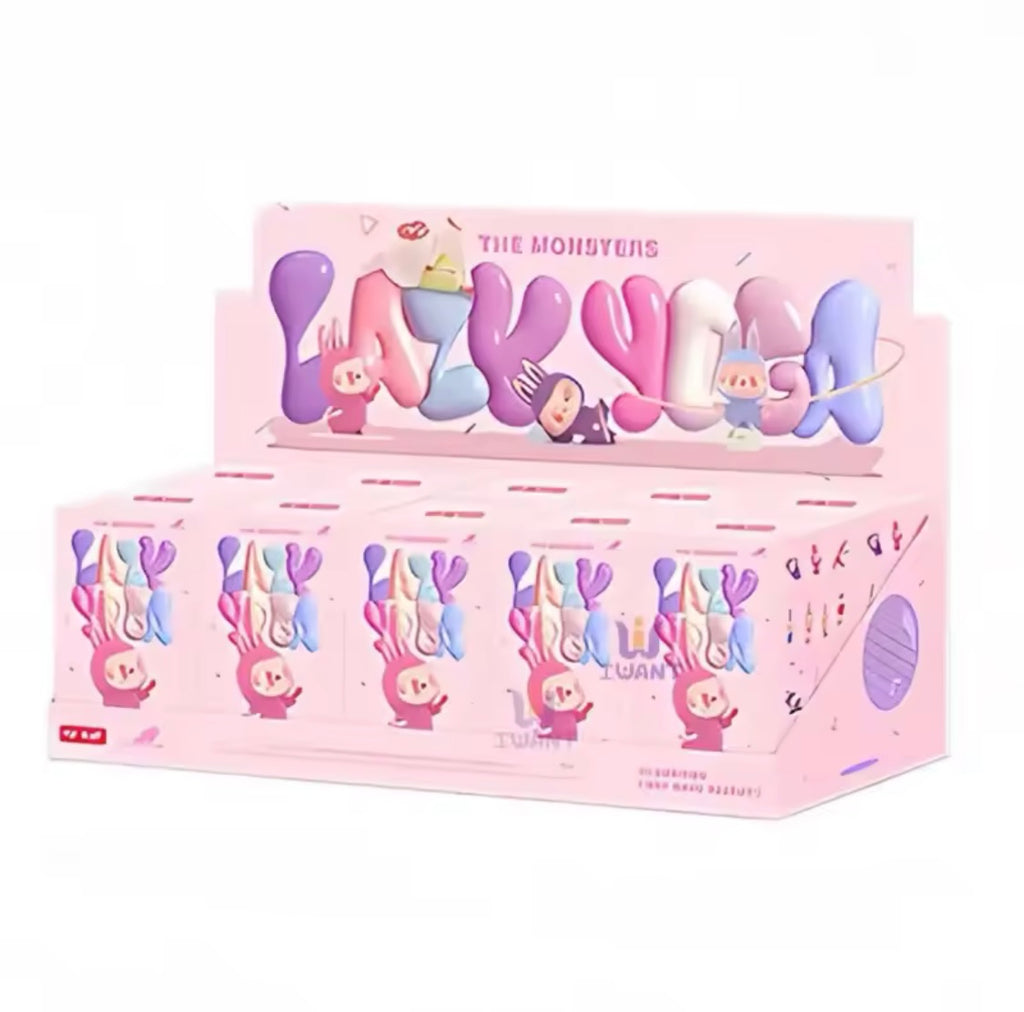 Labubu Lazy Yoga Plush Doll | Kawaii Macaron Blind Box Toy | The Monsters Series Collectible Figure | Unique Relaxation Gift for Anime Fans
